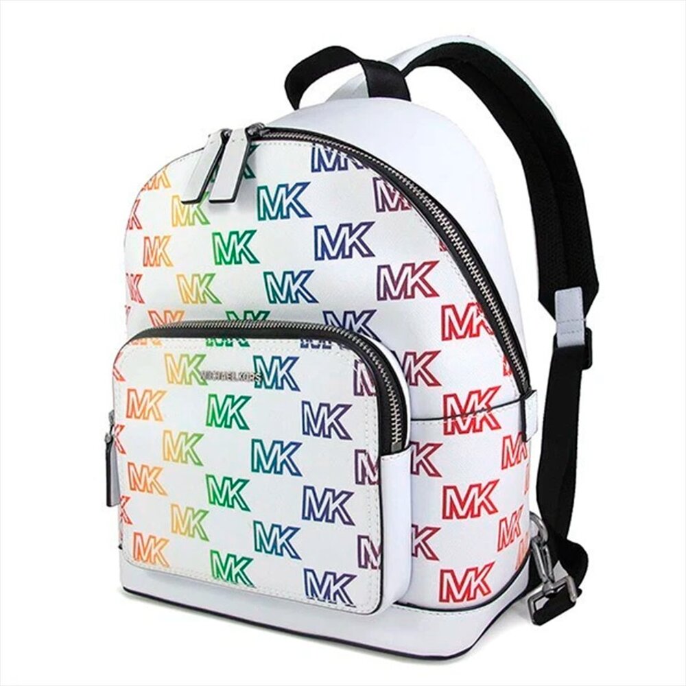 S Michael Kors Commuter Slingpack White Gay Pride Rainbow Bag 37S3LCOB2L NWT